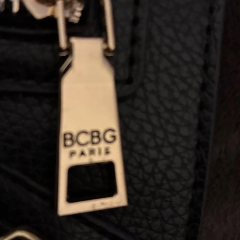 BCBG Paris Black Wristlet with Gold‎ Accents